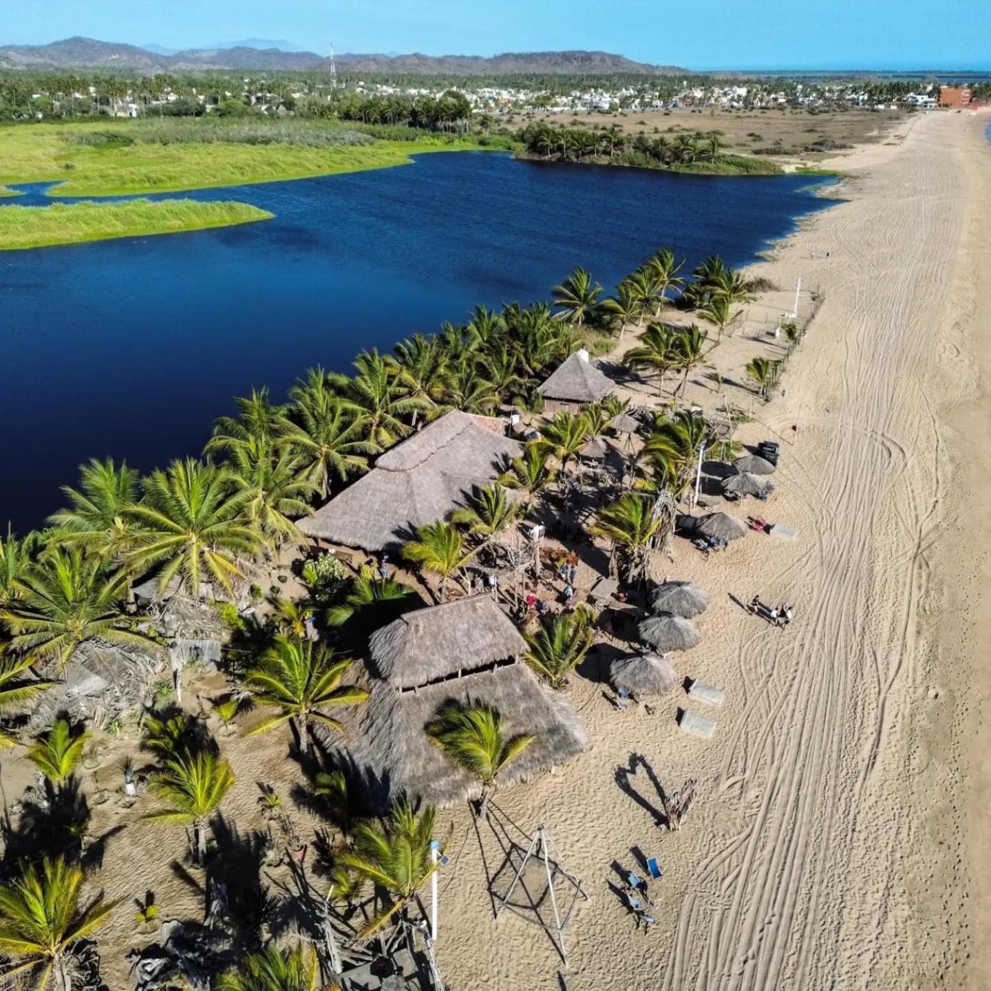 Bungalows Laguna Del Tule サン・パトリシオ・メラケ エクステリア 写真